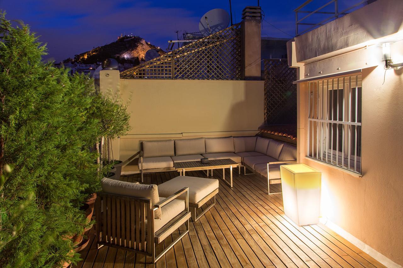 Апартаменти Beautiful Penthouse In Athens With Outside Jacuzzi Екстер'єр фото